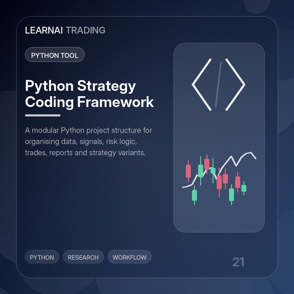 Python Strategy Coding Framework