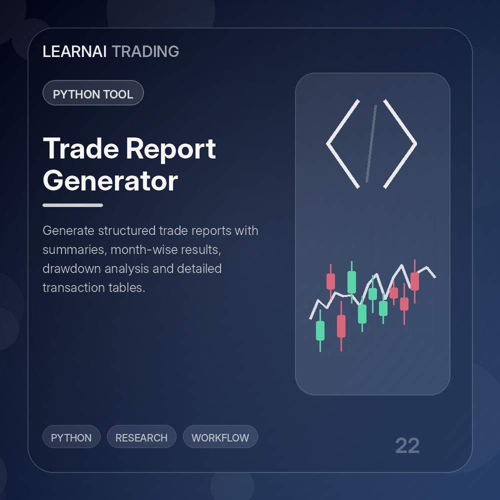 Trade Report Generator